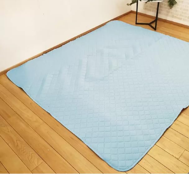 Showa Nishikawa 昭和西川 極厚冷感ラグ ブルー180x200cm 昭和西川 極厚冷感ラグ | Costco Japan